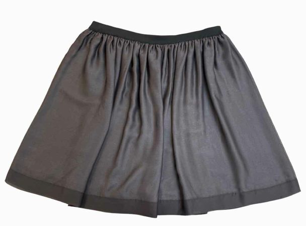 MISOOK POLYEATER BROWN/BLACK SKIRT SIZE 3X