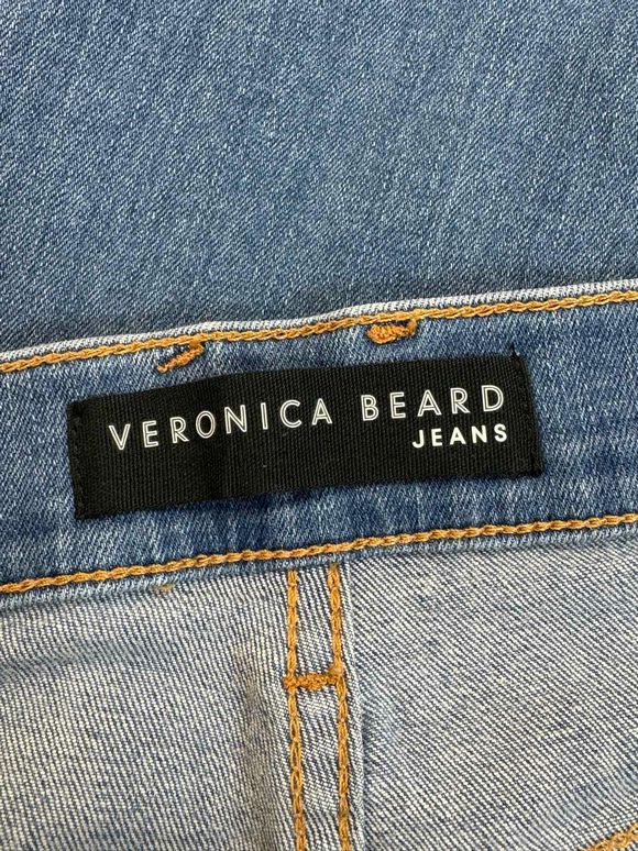 VERONICA BEARD CARLY HIGH RISE KICK FLARE JEANS WITH BUTTON FLY IN ASTRA WASH SIZE 27