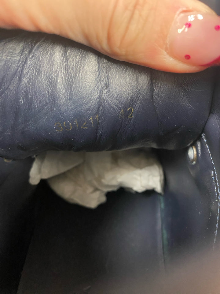 BALENCIAGA PELLE S GOMME DEEP NAVY HIGH TOP SIZE 42