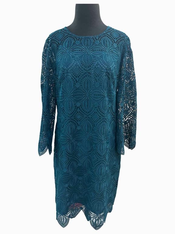 TRINA TURK NWT TRINA TURK LACE ATLANTIC SHIFT DRESS SIZE: 8