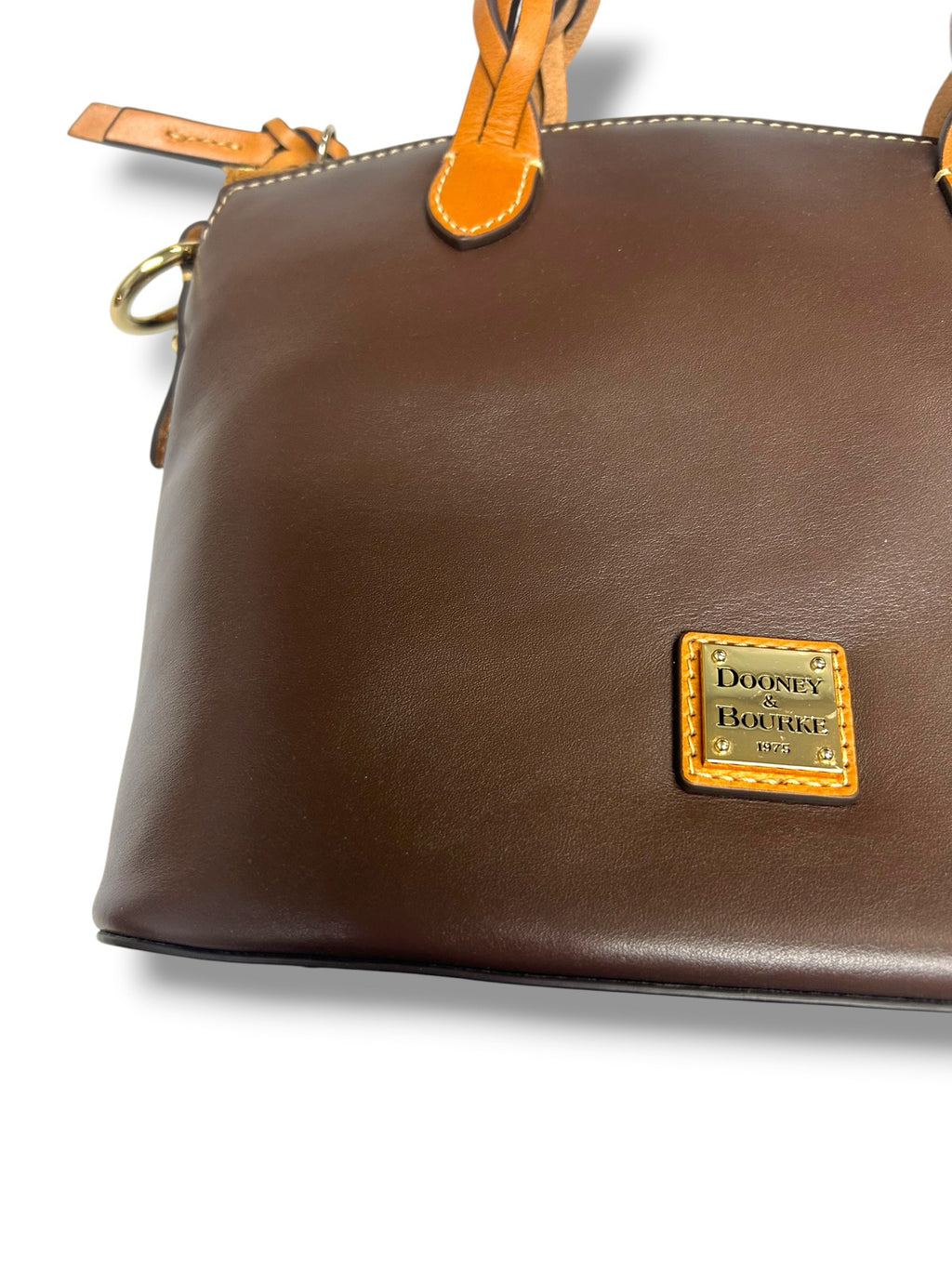 NWT DOONEY AND BOURKE WEXFORD LEATHER CHOCOLATE BROWN SMALL HEIDI SATCHEL