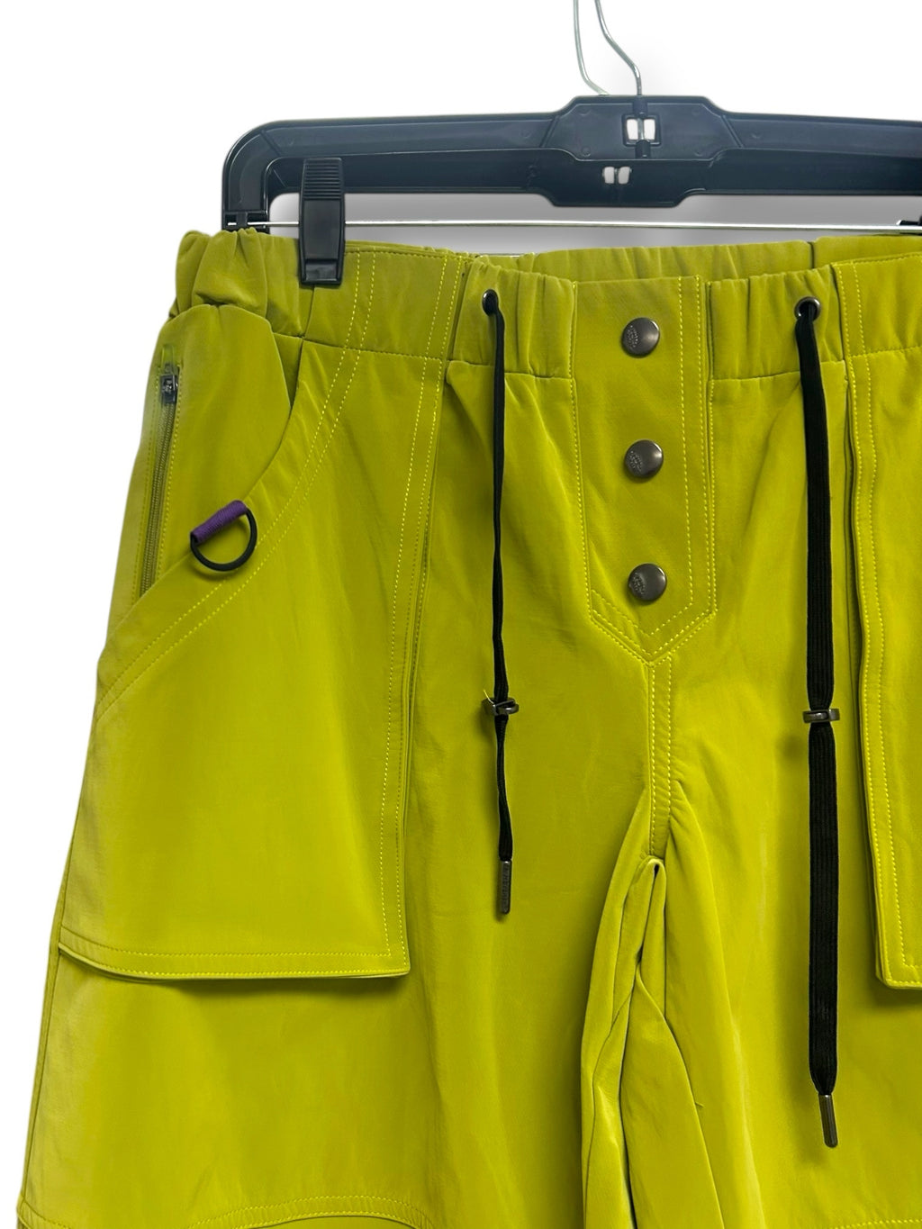 FREE PEOPLE MOVEMENT PARADOX LIME GREEN SLOUCHY PANTS SIZE SMALL