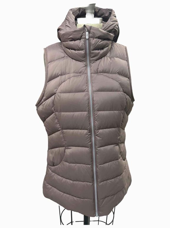 LULULEMON PACK IT DOWN VEST IN MAUVE STONE SIZE: 12