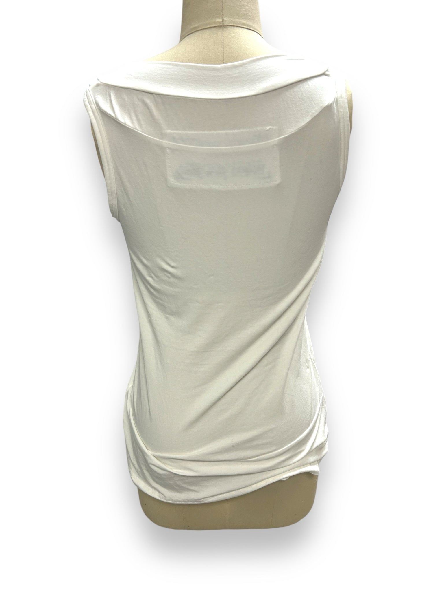 RUNDHOLZ BLACK LABEL KASIMIRA SLEEVELESS TOP WHITE SIZE XS