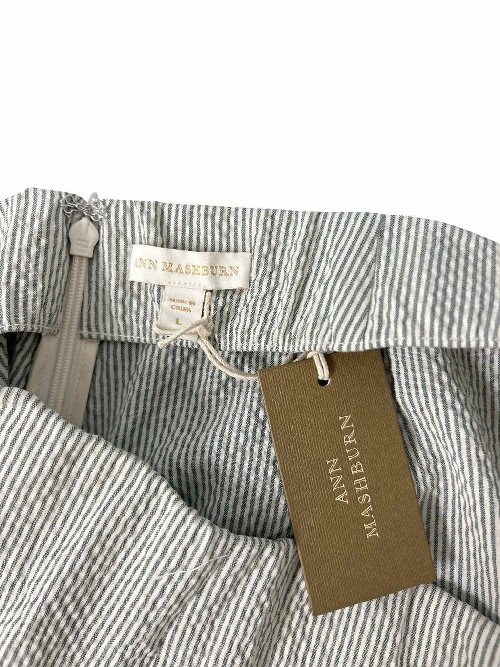 ANN MASHBURN nwt fayette flare cropped pant SIZE: L