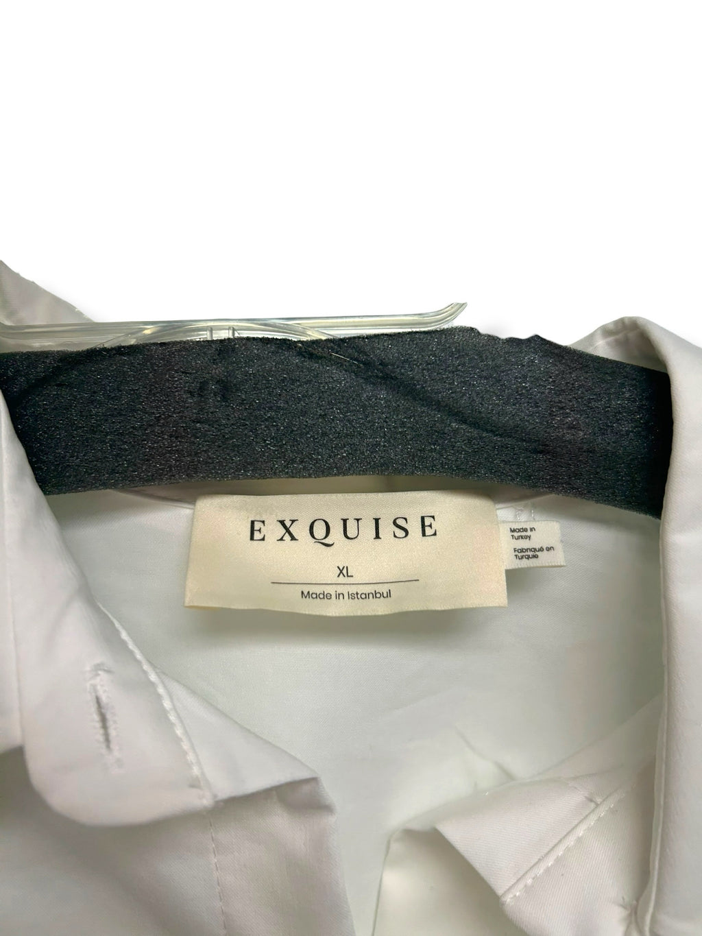 ANTHROPOLOGIE EXQUISE TOBIE PLEATED DOUBLE BUCKLE WHITE TOP SIZE XL