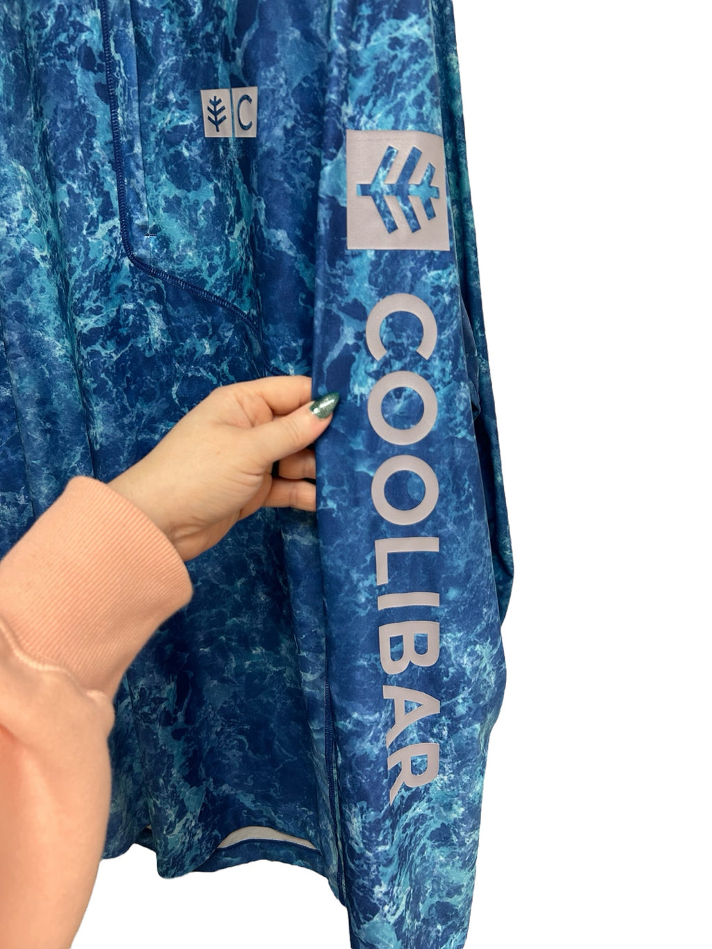 COOLIBAR MEN'S UPF 50+ SUN PROTECTION FISHING T-SHIRT SIZE MEDIUM