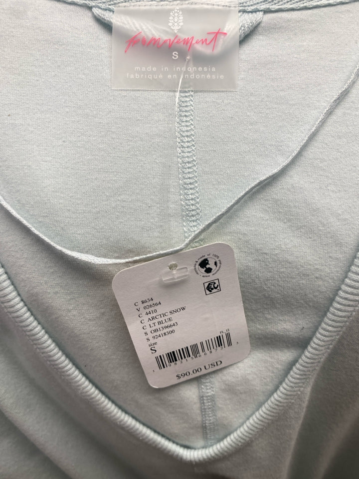FP MOVEMENT NWT HOTSHOT HOODED JUMPER ARCTIC SNOW SIZE SMALL