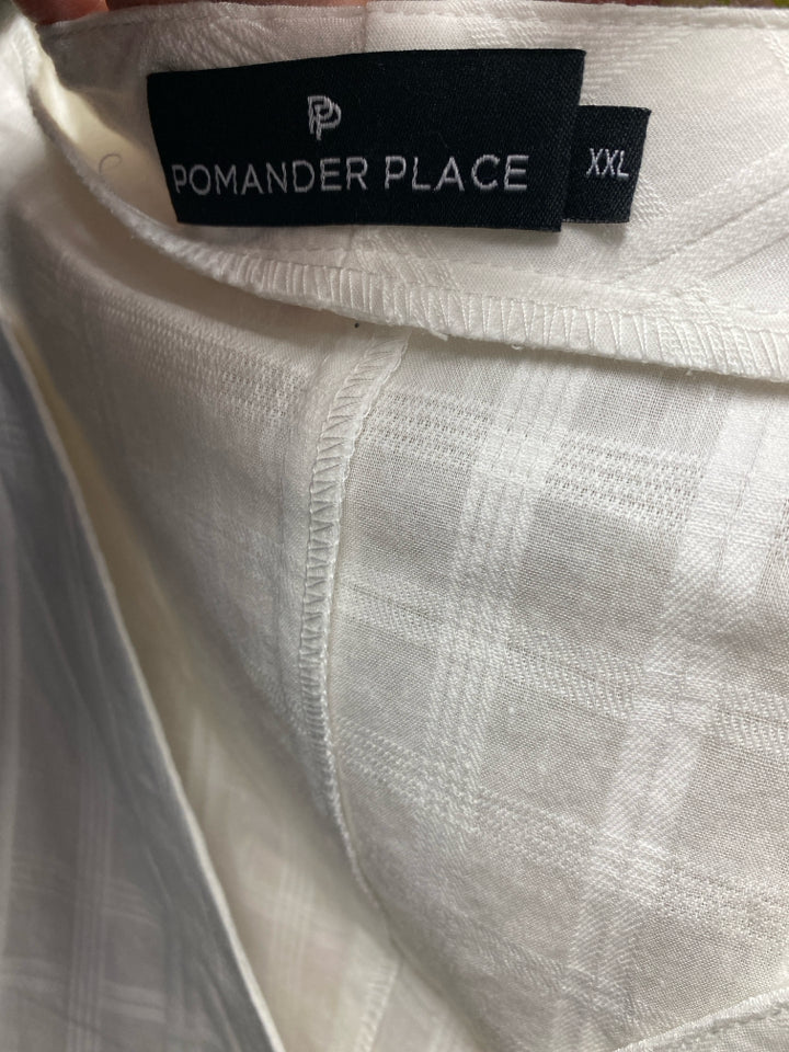 TUCKERNUCK POMANDER PLACE CAROLINA CAFTAN WHITE XXL