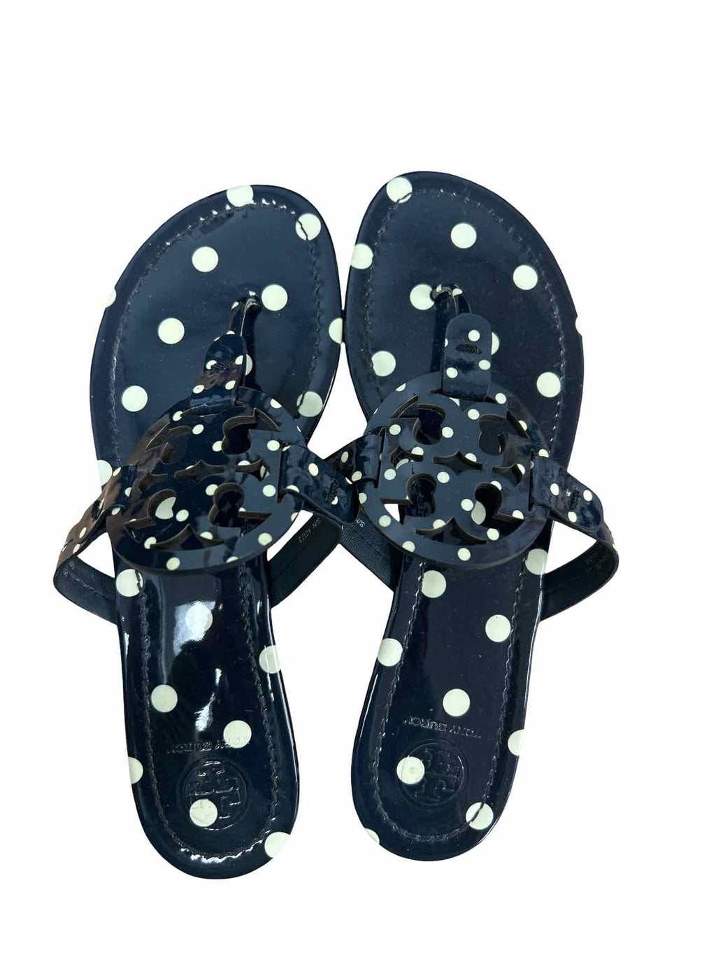 TORY BURCH PATENT MILLER SANDAL size: 8.5