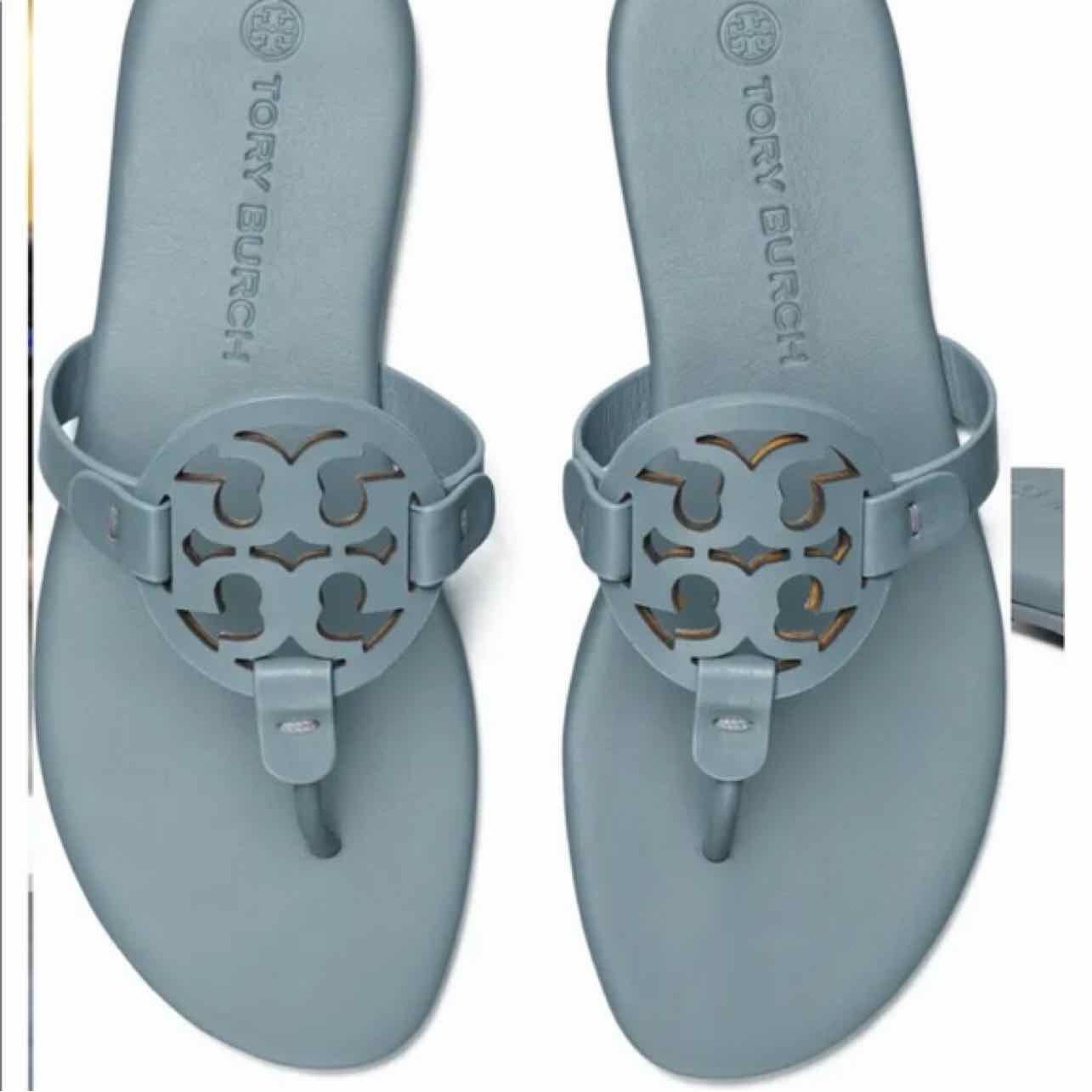 TORY BURCH LEATHER MILLER SANDAL SIZE: 11