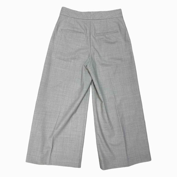 CLUB MONACO WIDE LEG BORREM GRAY PANT WOOL BLEND SIZE 6