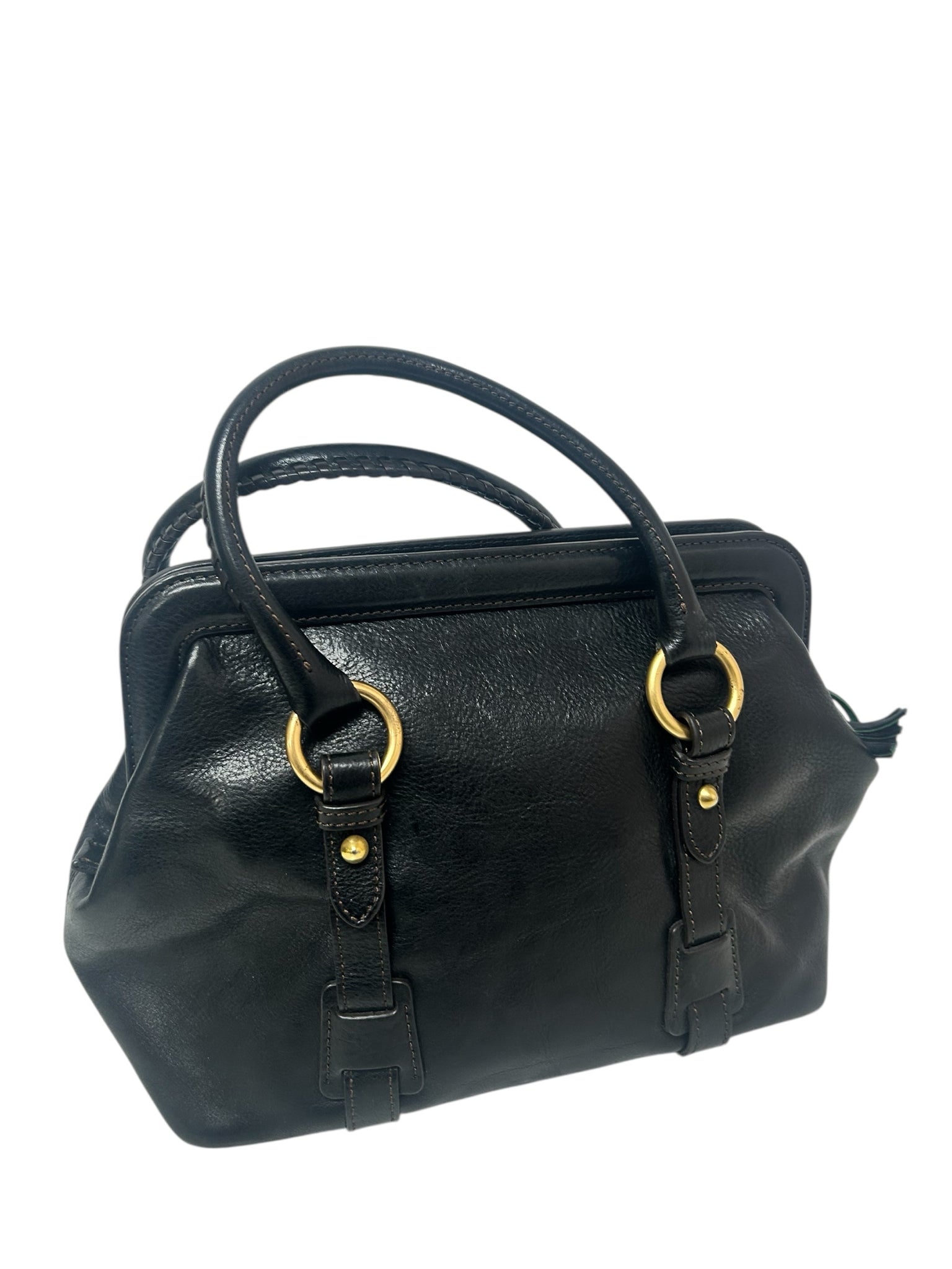 DOONEY FLORENTINE MITCHELL BAG BLACK LEATHER SHOULDER BAG
