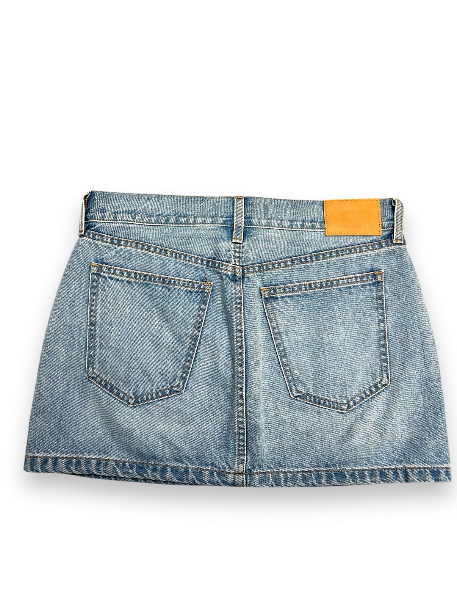 ARITZIA DENIM FORUM THE 90s WORKWEAR MINI DENIM SKIRT SIZE 27