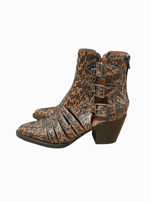 COACH G4202 PHOEBE BOOTIES SNAKE PRINT 6