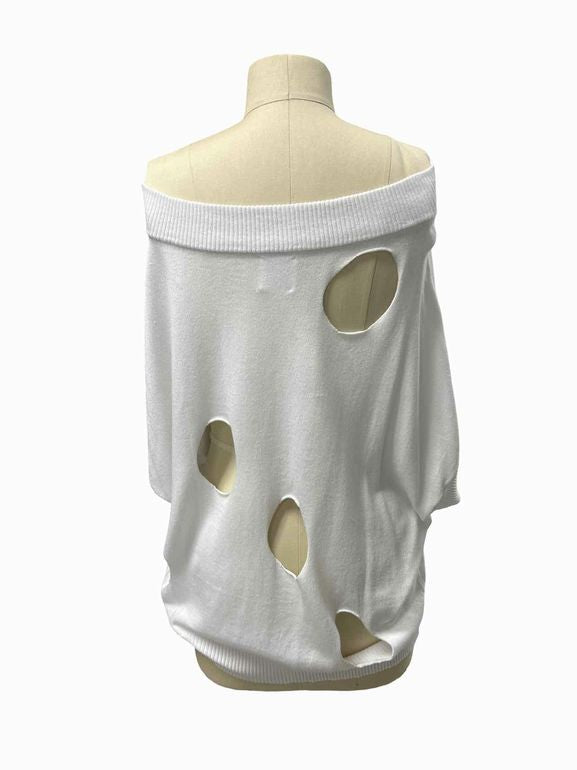 PLANET BY LAUREN G KNIT LAGENLOOK CAP SLEEVE TOP SIZE: ONE SIZE