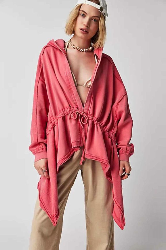 FREE PEOPLE EMILIA OVERSIZED JACKET SIZE: S