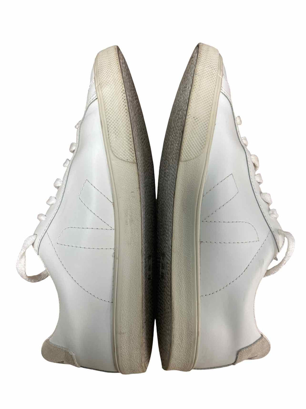 VEJA ESPLAR LEATHER LOGO SNEAKERS SIZE: 8