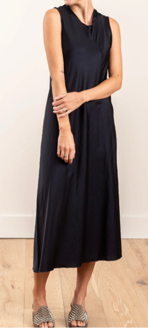 BRAZEAU TRICOT KATHLEEN SLEEVELESS COTTON SILK BLEND SLIP DRESS  SIZE: 1