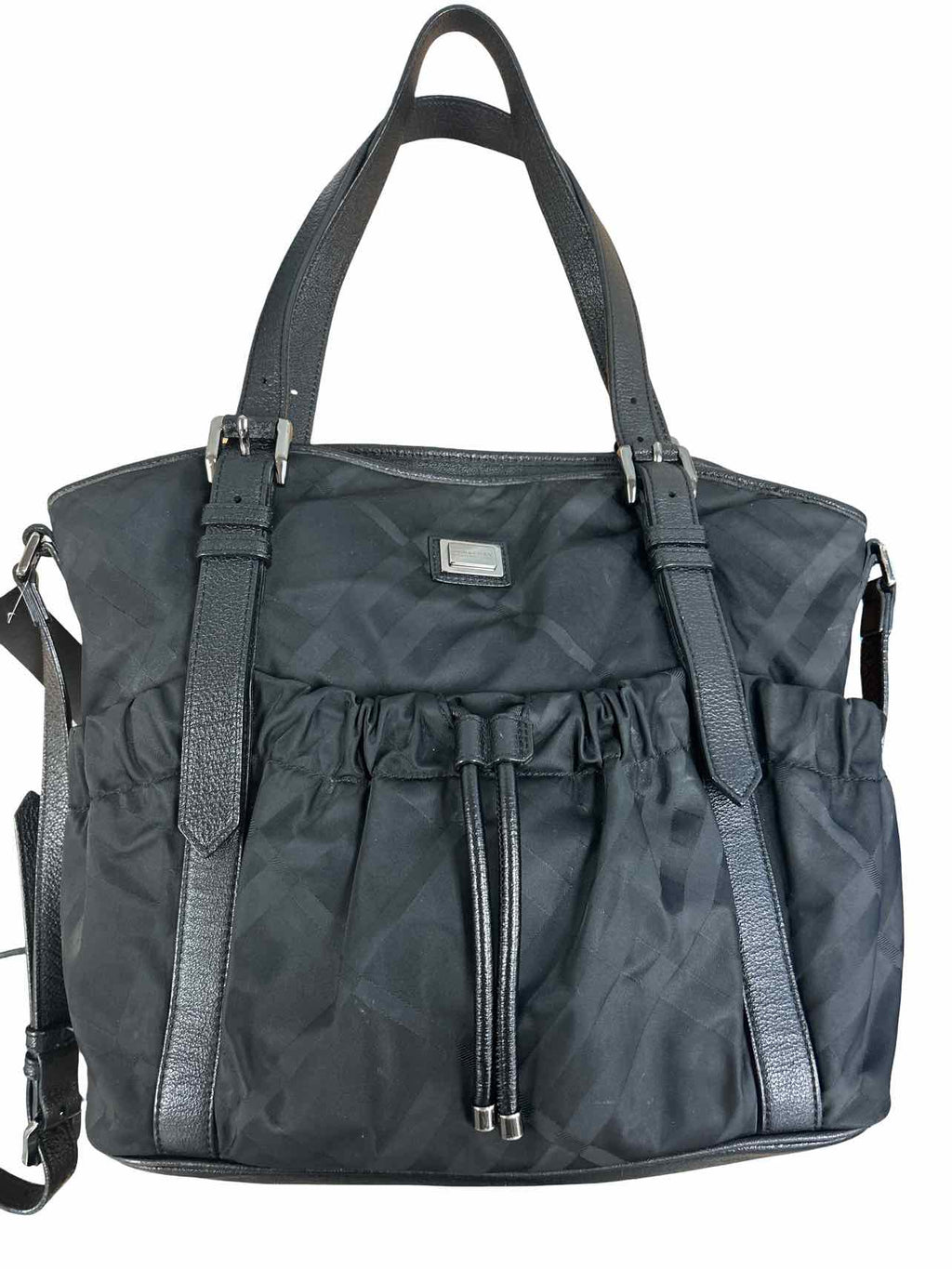 BURBERRY NOVA CHECK NYLON LEATHER