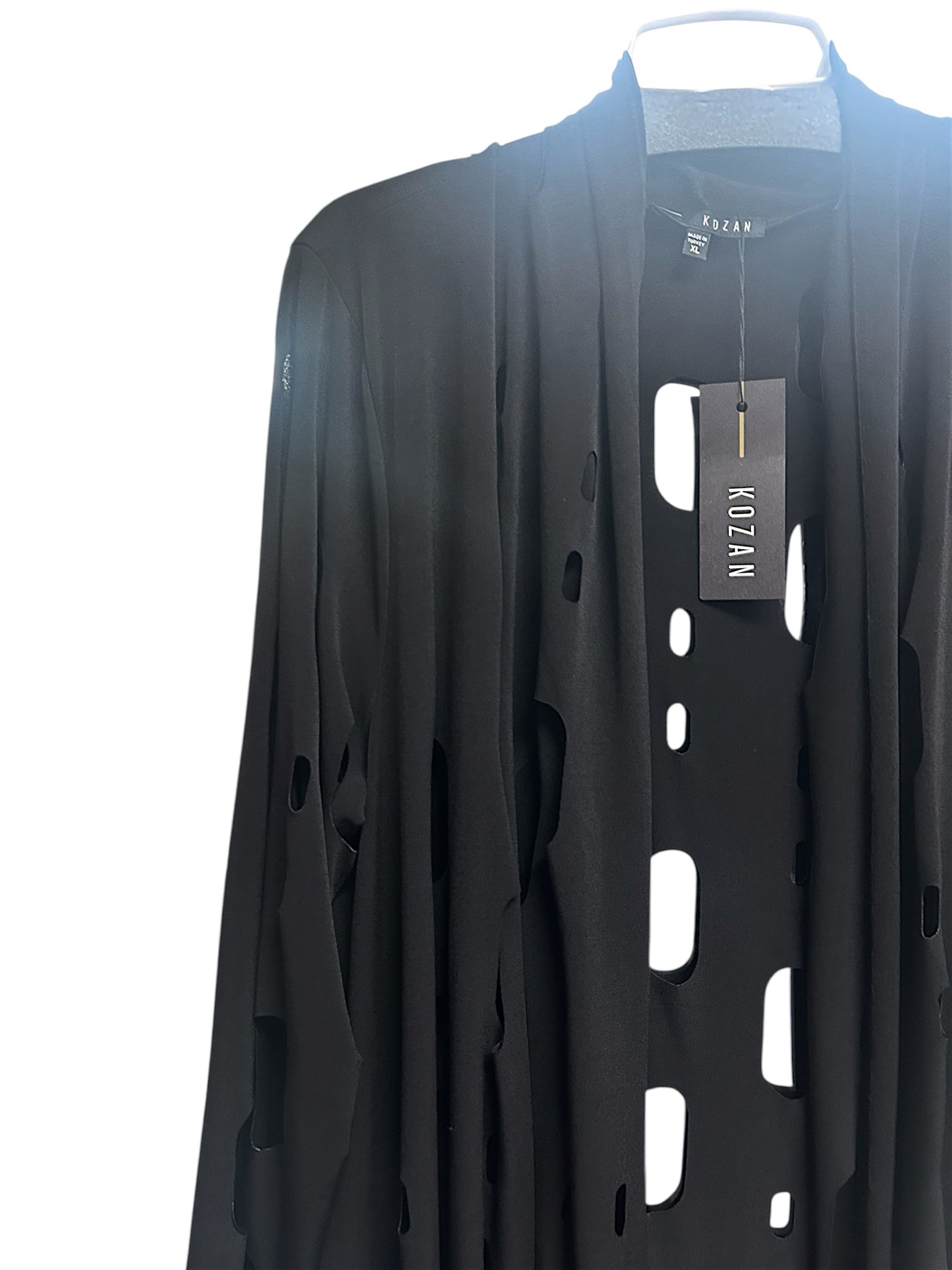 KOZAN NWT! THE MOLLY TOPPER CARDIGAN LAGENLOOK BLACK SIZE XL