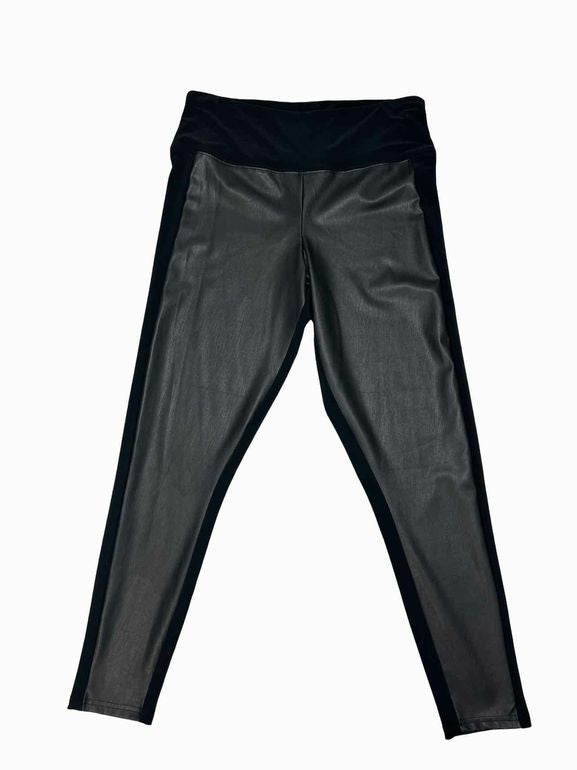 SYMPLI AUX LEATHER LEGGINGS SIZE: 12