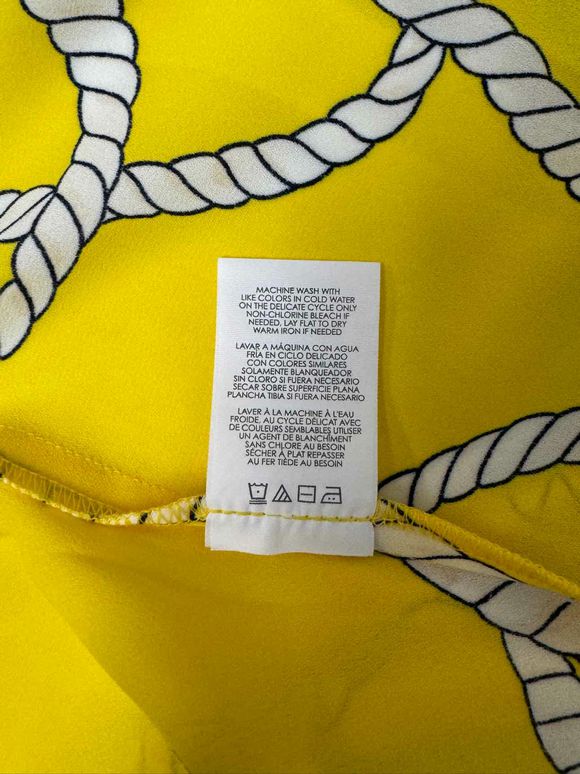 CABI 5213 STEVIE YELLOW BLOUSE SIZE XS