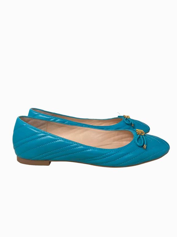 STUART WEITZMAN HILLIA QUILTED BALLET FLAT SIZE: 8.5