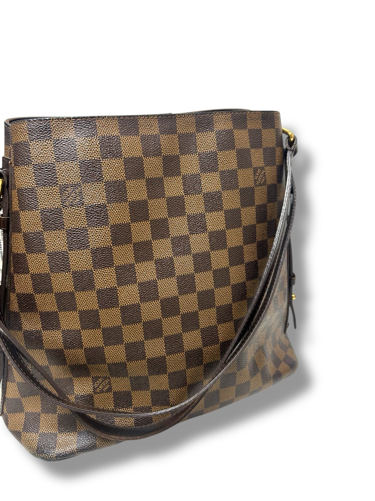 LOUIS VUITTON CABAS RIVINGTON DAMIER BROWN HANDBAG