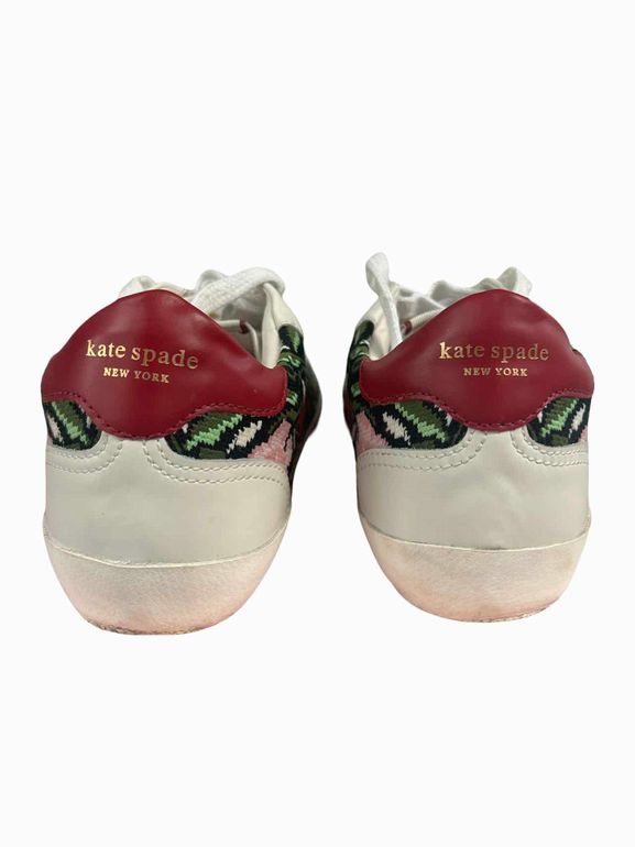 KATE SPADE ACE ROSE EMBROID SNEAKER SIZE: 7.5