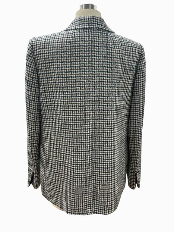 JCREW NEW! SOMMERSET HOUNDSTOOTH TWEED BLAZER SIZE: 12