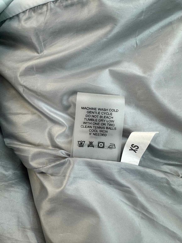 MY ANORAK NOTCH COLLAR SHORT SLEEVE PEWTER CAMO DOWN JACKET MEDIUM