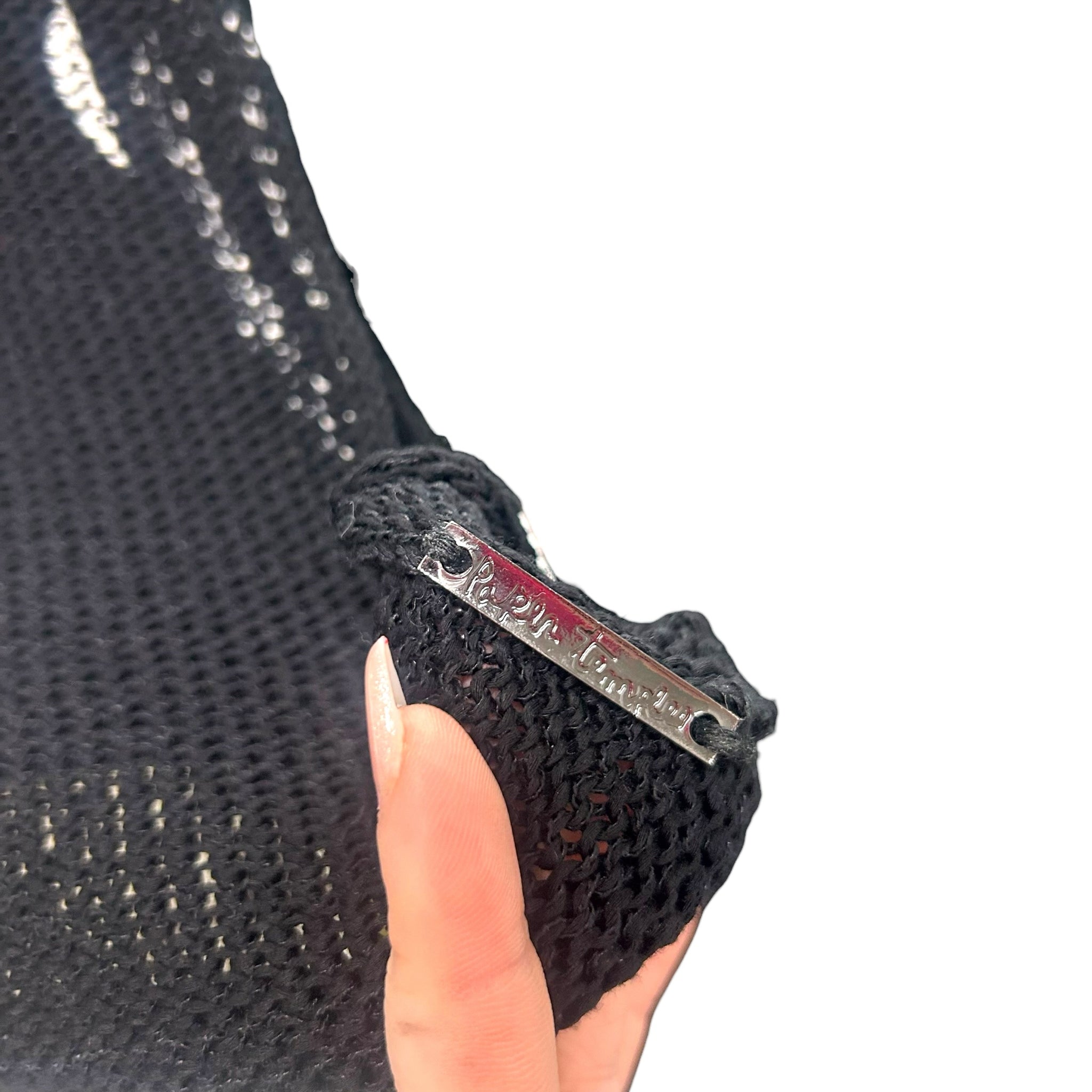 PAPER TEMPLES 100% COTTON PAINTED CIRCLES KNIT VEST TOPPER SIZE MEDIUM