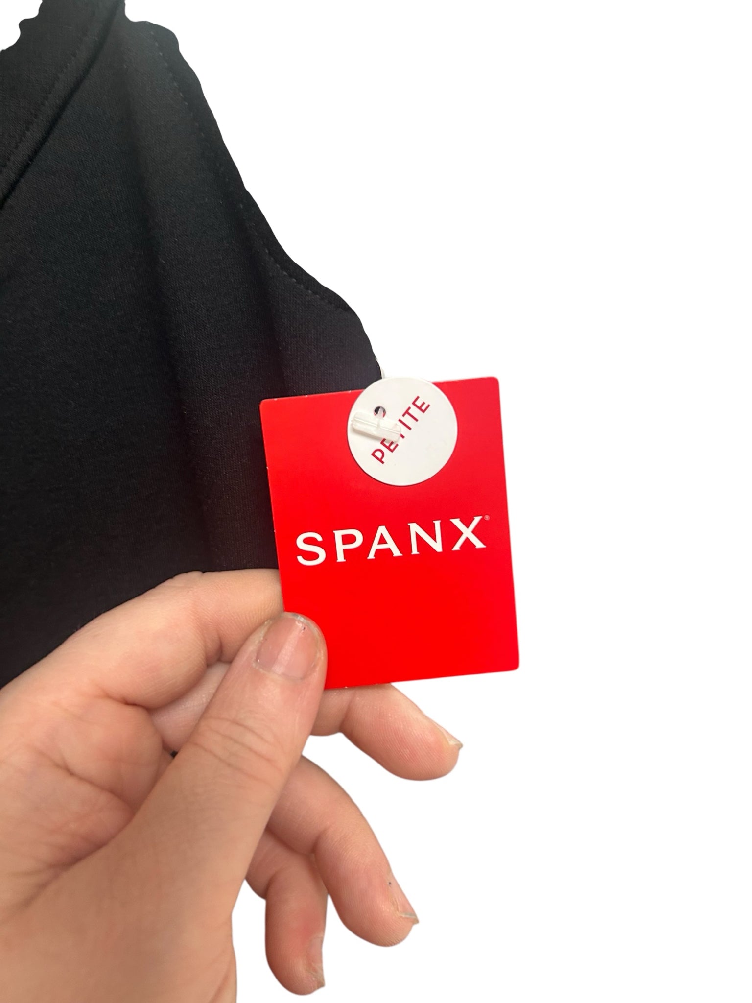 NWT SPANX CLASSIC SLEEVELESS JUMPSUIT BLACK WIDE LEG SIZE LARGE