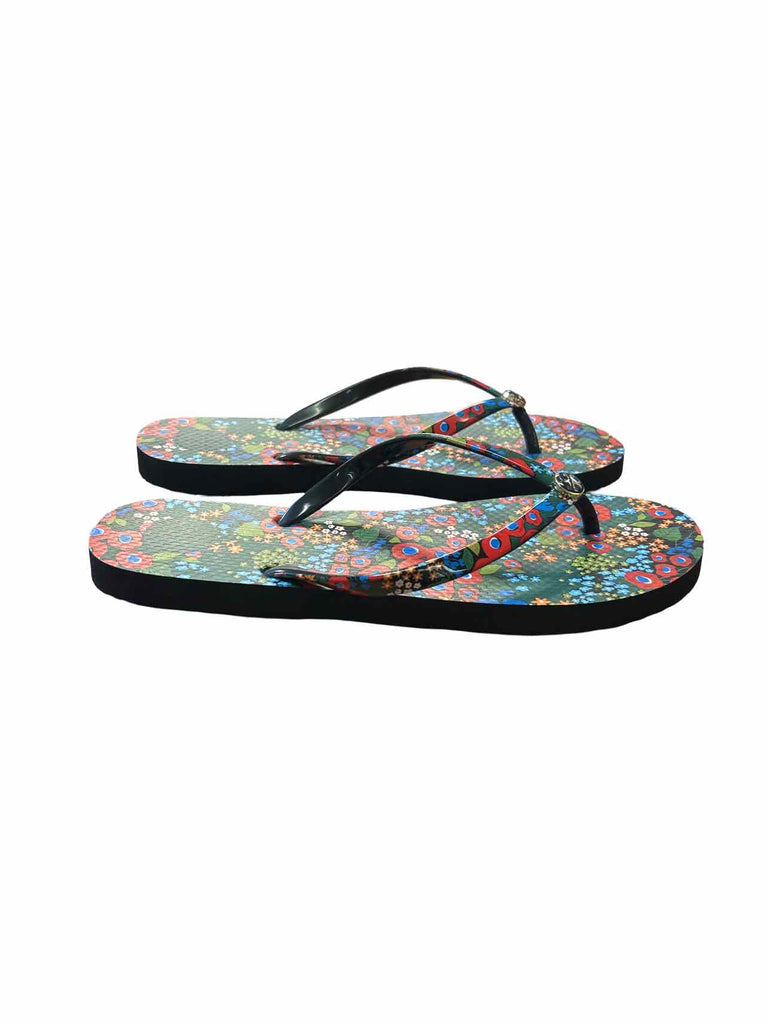 TORY BURCH THIN FLIP FLOP IN DARLING FLORAL 10