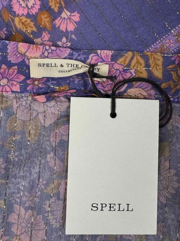 ANTHROPOLOGIE NWT! SPELL & THE GYPSY COLLECTIVE JUNIPER DUSTER IN VIOLET SIZE M/L