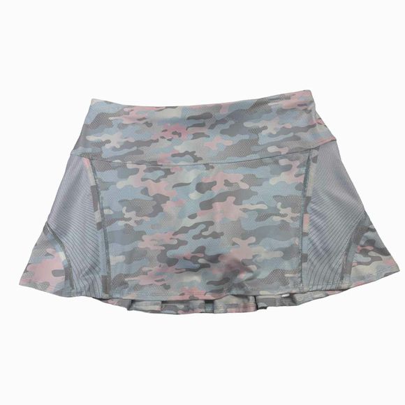 LUCKY IN LOVE NEW! PASTEL CAMO MULTI-COLOR TENNIS SKORT SIZE S