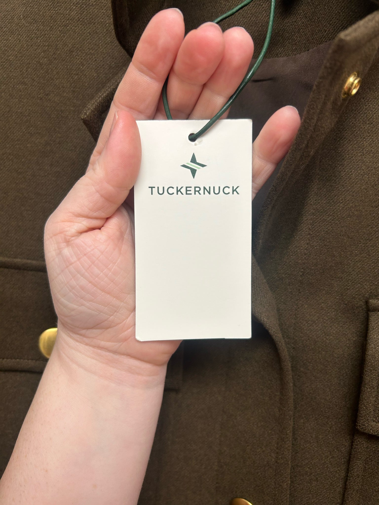 NWT TUCKERNUCK MARANT CHOCOLATE BROWN SHIRT JACKET SIZE MEDIUM