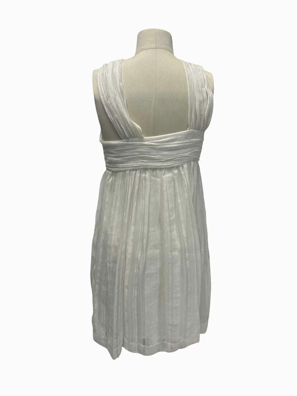 ROBERT RODRIGUEZ CHIFFON HALTER MINI DRESS SIZE: 8