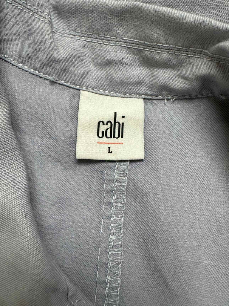 CABI SUMMER TANNER GRAY TRENCH STYLE 5296 SIZE L