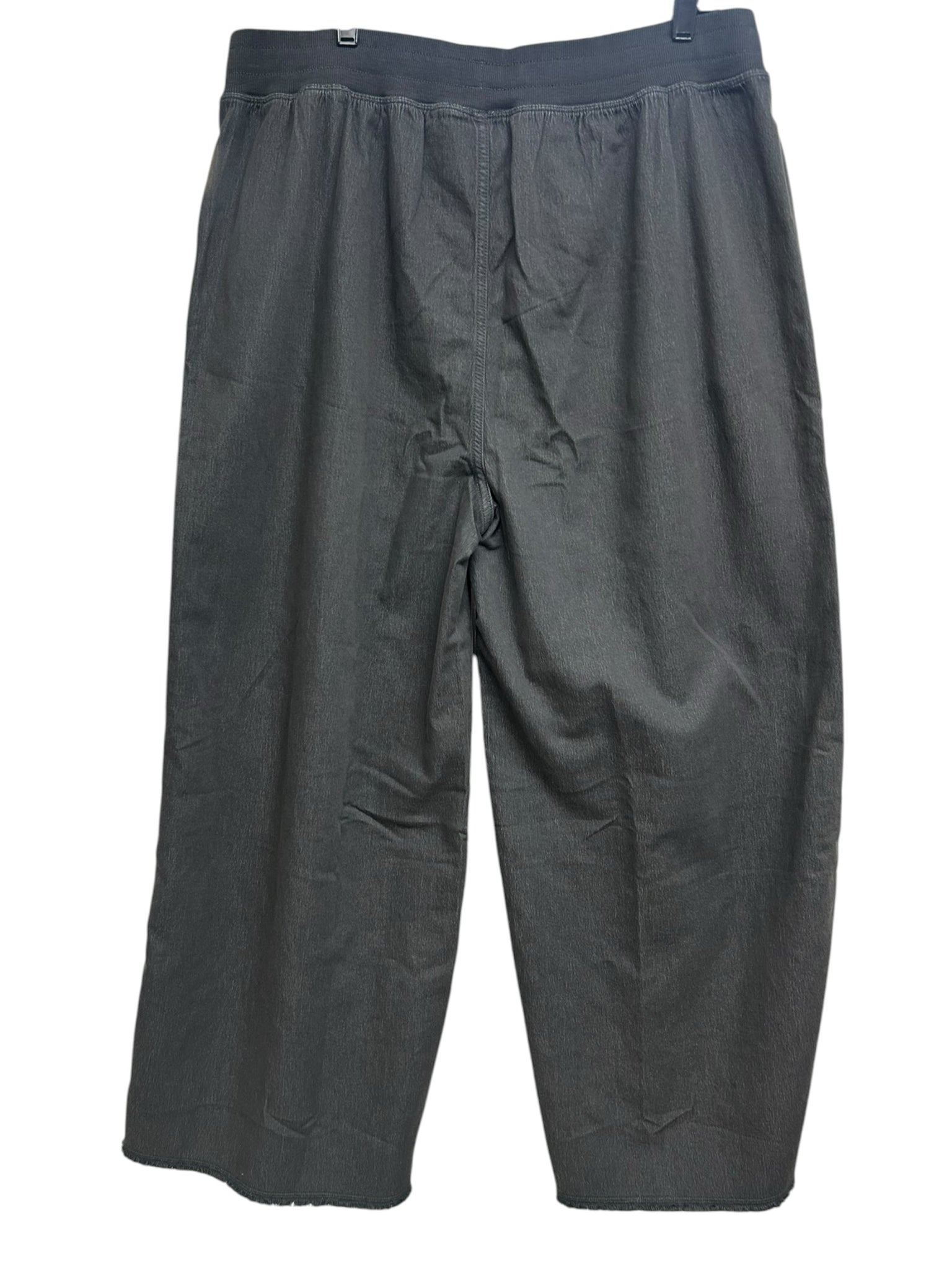 NWT AERIE GRAY SOFT LANDING WIDE LEG TROUSERS SIZE XL