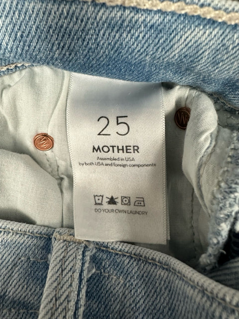 MOTHER JEANS THE TOMCAT FLOOD IN BIG HAIR SIZE 25 - WEARHOUSE  CONSIGNMENT