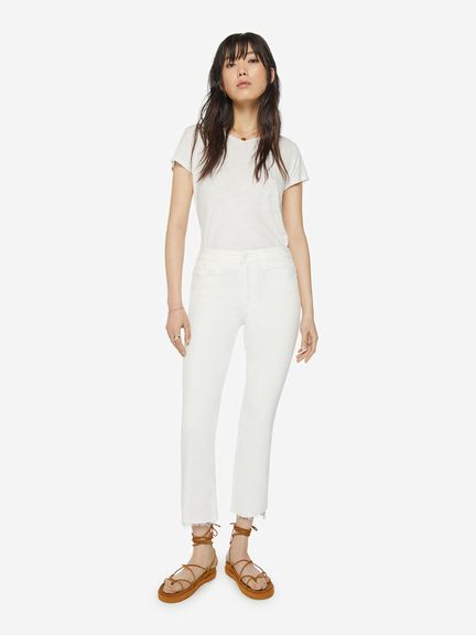 MOTHER THE INSIDE CROP STEP FRAY IN FAIREST OF THEM ALL SIZE: 24