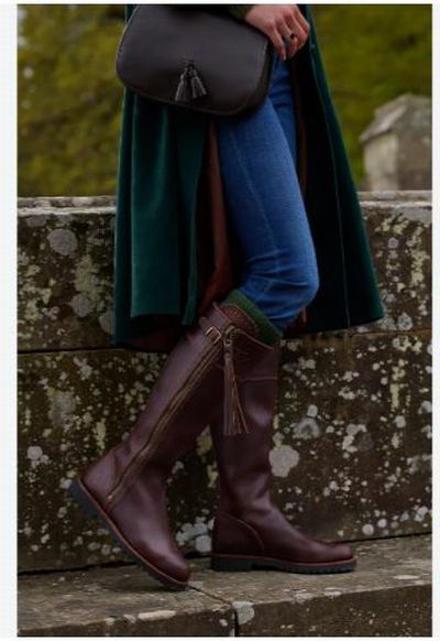ANTHROPOLOGIE PENELOPE CHILVERS LONG TASSLE BOOT SIZE: 38