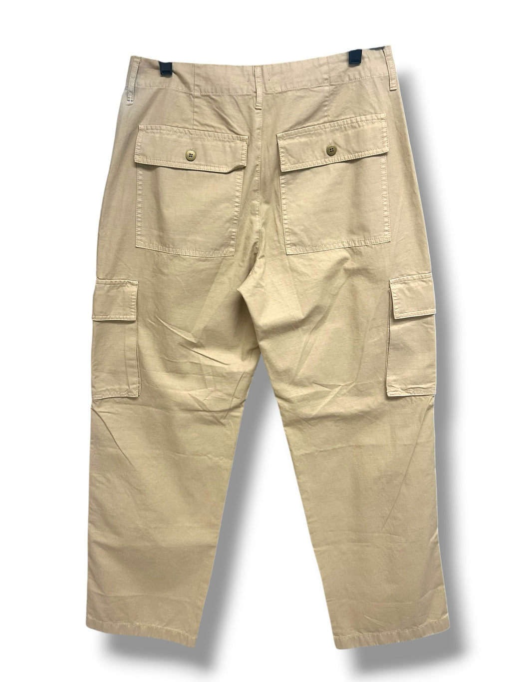 NWT J.CREW RELZED FIT CARGO UTILITY WIDE LEG TAN KHAKI PANTS SIZE 28