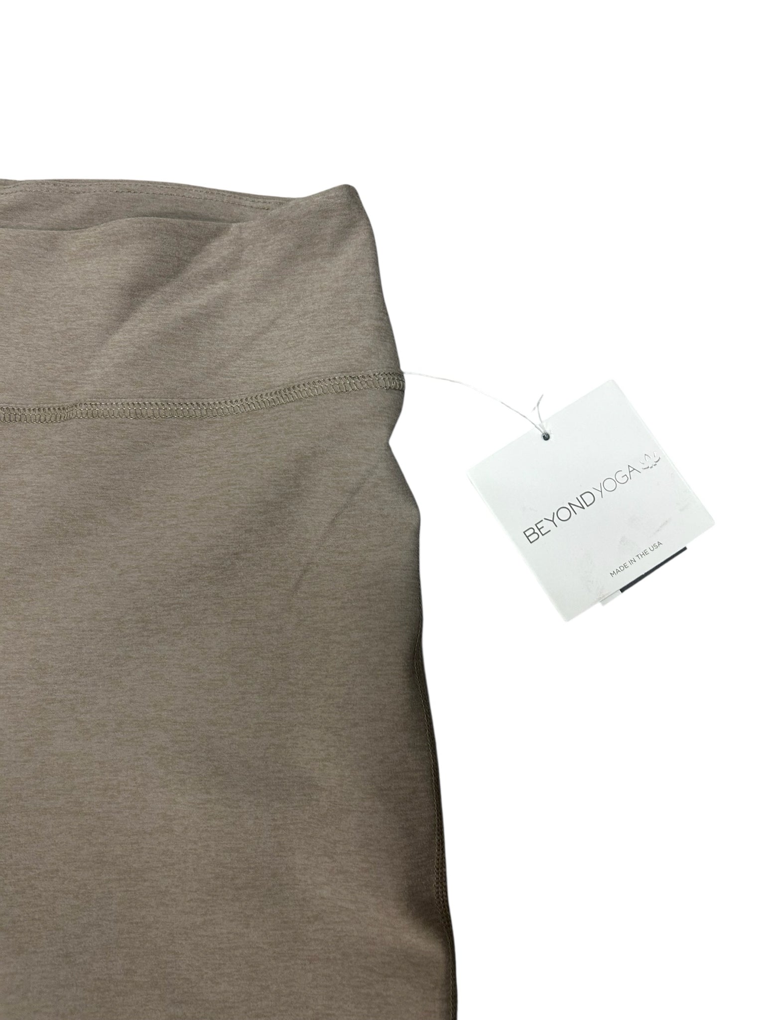 BEYOND YOGA NWT SPACEDYE FLARE LEGGING TAUPE  SIZE XL
