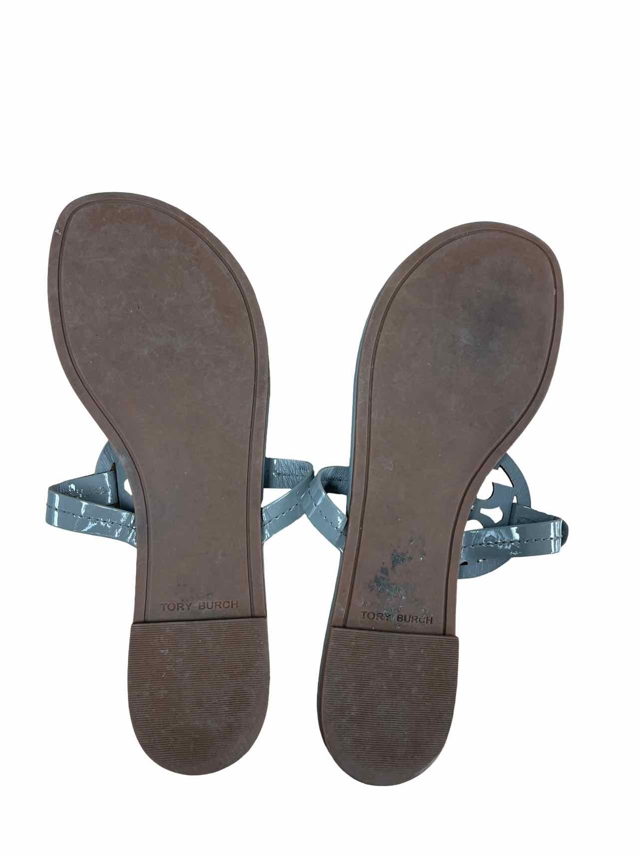 TORY BURCH PATENT MILLER SANDAL SIZE: 11