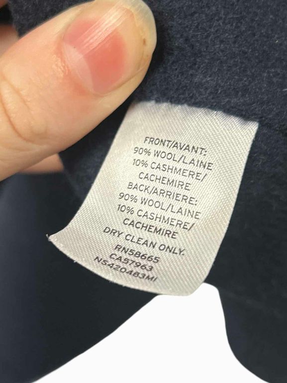 NORDSTROM WOOL CASHMERE BLEND COAT SIZE: XL