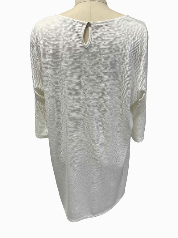 ALEMBIKA SHIMMER LAGENLOOK POCKET TUNIC SIZE: XL