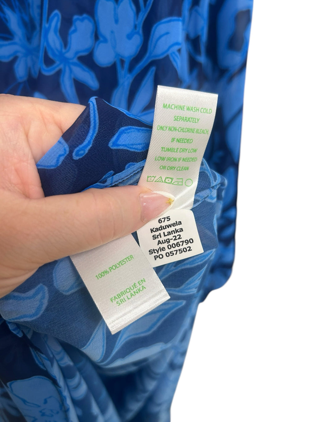 LILLY PULITZER FREYA COBALT BLUE SHEER LONG KAFTAN SIZE L/XL